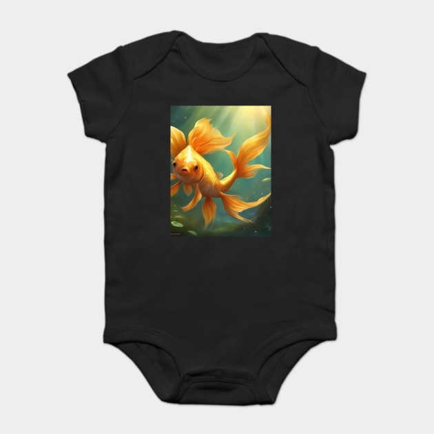house style aquarium Baby Bodysuit by animegirlnft